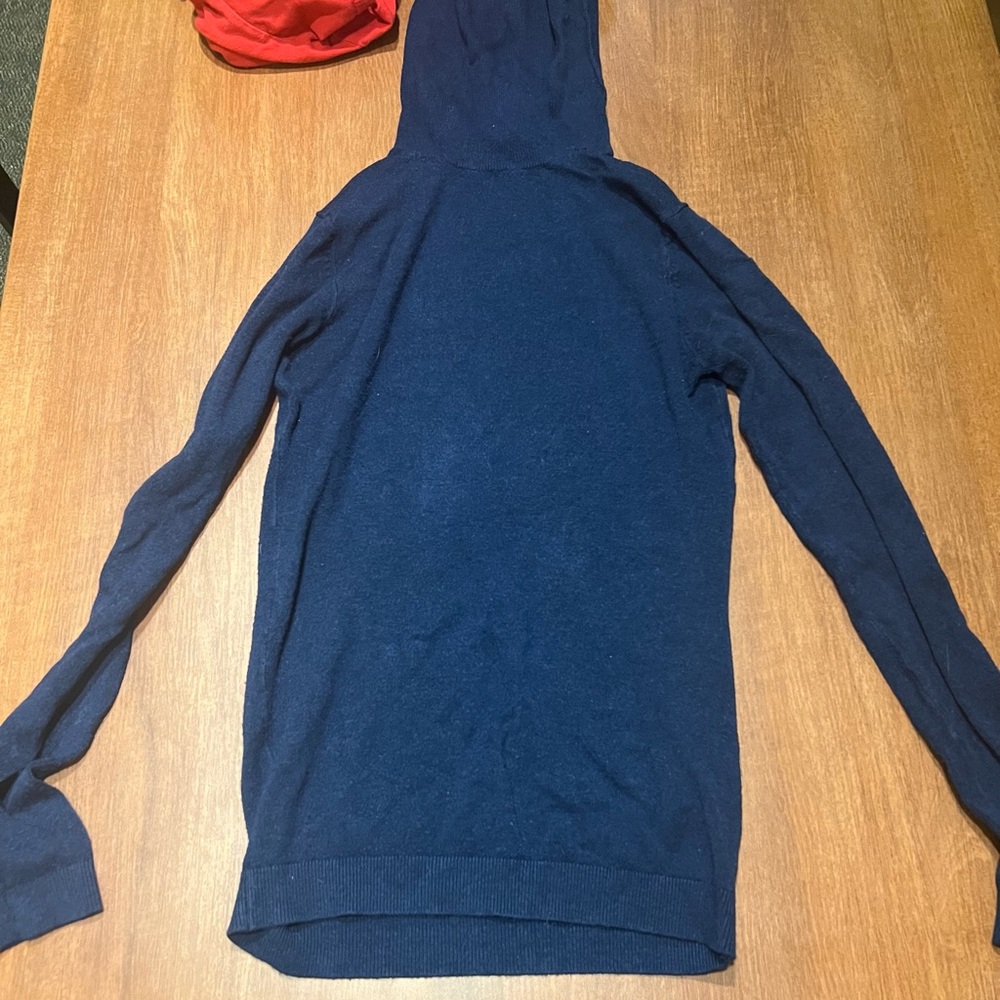 Blue Long Sleeve Tee with Classic Design